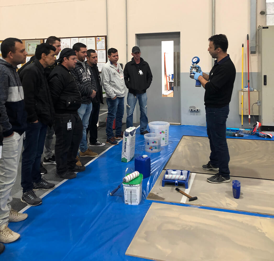 Treinamento Mapei + Belgotex do Brasil