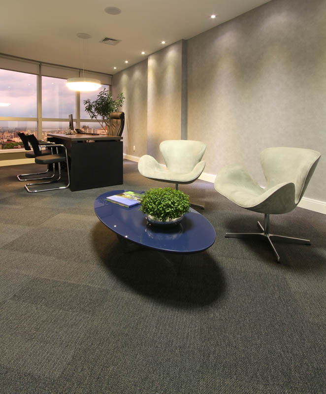 Ambiente da Quadrilha Design com carpetes Belgotex